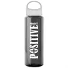 The Guzzler - 32 oz Transparent Bottle with Crest Lid