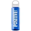 The Guzzler - 32 oz Transparent Bottle with Crest Lid
