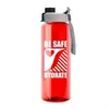 The Quench 32 oz. Transparent Sports Bottle with Quick Snap Lid