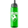 The QuenchMaster - 32 oz. Transparent Water Bottle with Flip Straw Lid