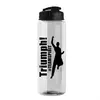 The Quench 32 - Personalized 32 oz. Transparent Water Bottle with USA Flip Lid