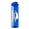 The Quench 32 - Personalized 32 oz. Transparent Water Bottle with USA Flip Lid