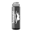 The Quench 32 - Personalized 32 oz. Transparent Water Bottle with USA Flip Lid