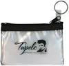 Personalized Rainbow Zip Pouch with Key Ring