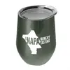 The Vino - 10 oz. Stainless Steel Stemless Wine Glass Shaped Tumbler