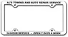 Customizable Heavy-Duty License Plate Frames for Effective Brand Promotion