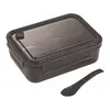 Custom Bento Box with Foldable Spoon - Three Compartment Food Storage