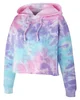 Tie-Dye Ladies' Cropped Hooded Sweatshirt