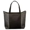 Tonal Non-Woven Zipper Trade Show Tote Bag