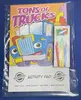 Custom Tons of Trucks Activity Pad