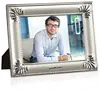 Custom Embellished Silver Torrent Photo Frame - Promotional