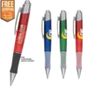 Personalized Translucent Gripper Pen with Free FedEx Ground Shipping