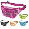 Translucent PVC Fanny Pack (Dual Zippers & Adjustable Strap)