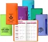 Personalized Translucent Vinyl Cover Monthly Planner with Matching Pen