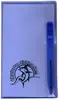 Personalized Translucent Vinyl Cover Monthly Planner with Matching Pen