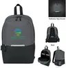 Travel Computer Backpack, USB Charging Port, Double Zipper, Computer Bag for Men & Women