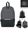 Travel Computer Backpack, USB Charging Port, Double Zipper, Computer Bag for Men & Women