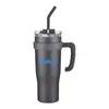 Travel Tumbler with Straw and Handle, 40 oz