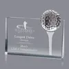 Custom Crystal Golf Ball Award