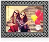 Antique Pewter Custom Trellis Photo Frame