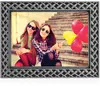 Antique Pewter Custom Trellis Photo Frame