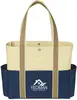 Custom Printed Tri-Color Tote Bag