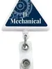 Triangle Rectangle Id Badge Reel