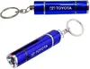 Custom Triangular Flashlight Keychain