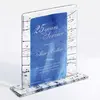 Handmade Custom Fusion Glass Award with Artistic Colorfill for Recognition and Excellence