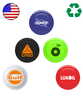 Tropical Colored 9-Inch Round Flying Disc - Frisbee