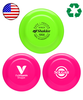 Tropical Colored 9-Inch Round Flying Disc - Frisbee