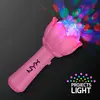 Tulip Flower Light Projecting Disco Wand 7"