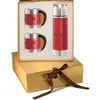 Tuscany Thermal Bottle & Coffee Cups Gift Set