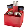 Tuscany Thermal Bottle & Cups Ghirardelli Cocoa Set