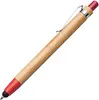 Bamboo Eco Clicker Pen with Stylus for Businesses