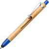 Bamboo Eco Clicker Pen with Stylus for Businesses