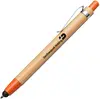 Bamboo Eco Clicker Pen with Stylus for Businesses