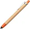 Bamboo Eco Clicker Pen with Stylus for Businesses