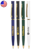 Twister Ballpoint Pen with Nickel Ring - Deluxe