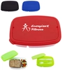 Two Compartment Plastic Lunch Kit