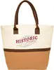 Custom Jute Window Shopper Tote (Full Color Imprint)