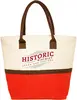 Custom Jute Window Shopper Tote (Full Color Imprint)