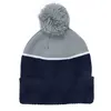 Two-Tone Tamy Beanie with Pom