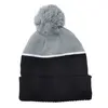 Two-Tone Tamy Beanie with Pom