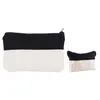 Two-Tone Zip Cotton Valuables/School Supplies Pouch