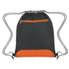 Two-Toned Classic Drawstring Pack