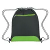 Two-Toned Classic Drawstring Pack