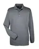 UltraClub Adult Cool & Dry Long-Sleeve Mesh Piqué Polo