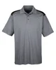 UltraClub Adult Cool & Dry Two-Tone Mesh Piqué Polo