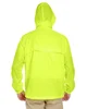 UltraClub Adult Full-Zip Hooded Pack-Away Jacket